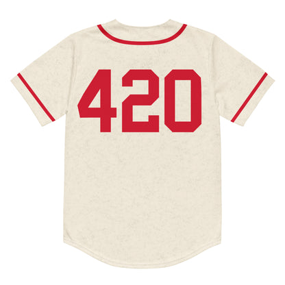 marijuana stoner baseball jersey