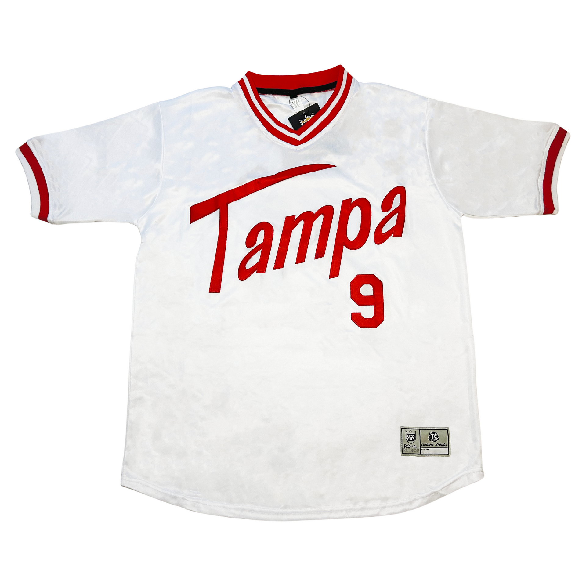 Tampa Tarpons Jersey - White - 4XL - Royal Retros