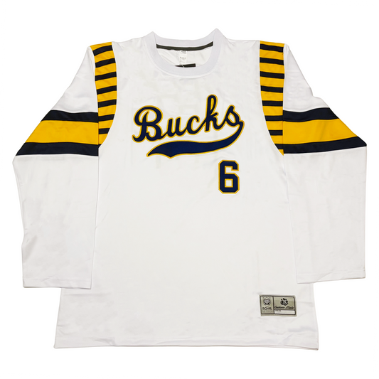 Tri City Bucks Jersey - Small / White - Jerseys