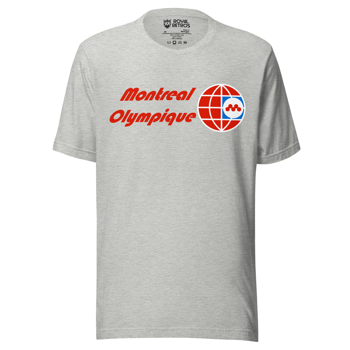 Montreal Olympique T-Shirt Athletic Heather Royal Retros