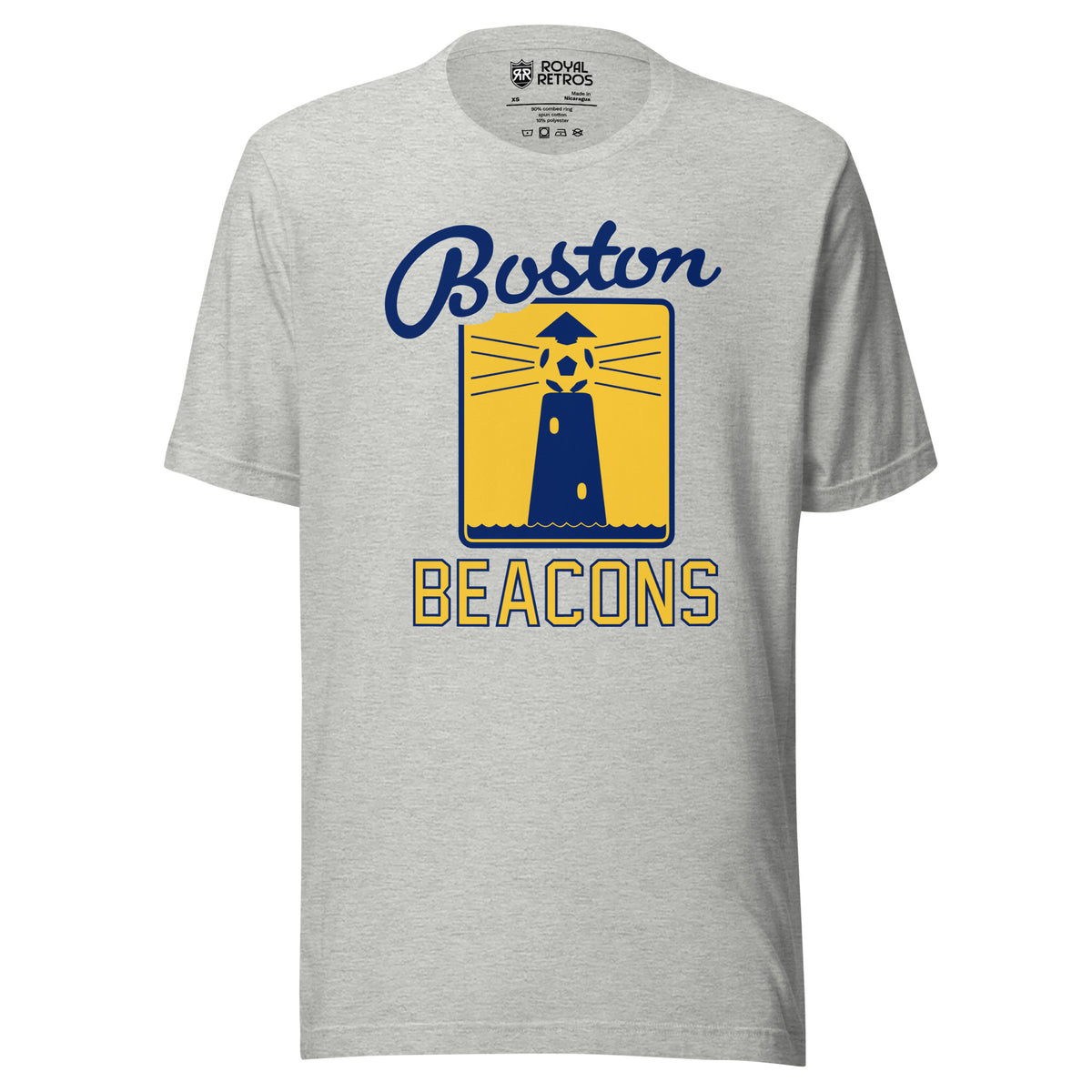 Boston Beacons T-Shirt Athletic Heather Royal Retros