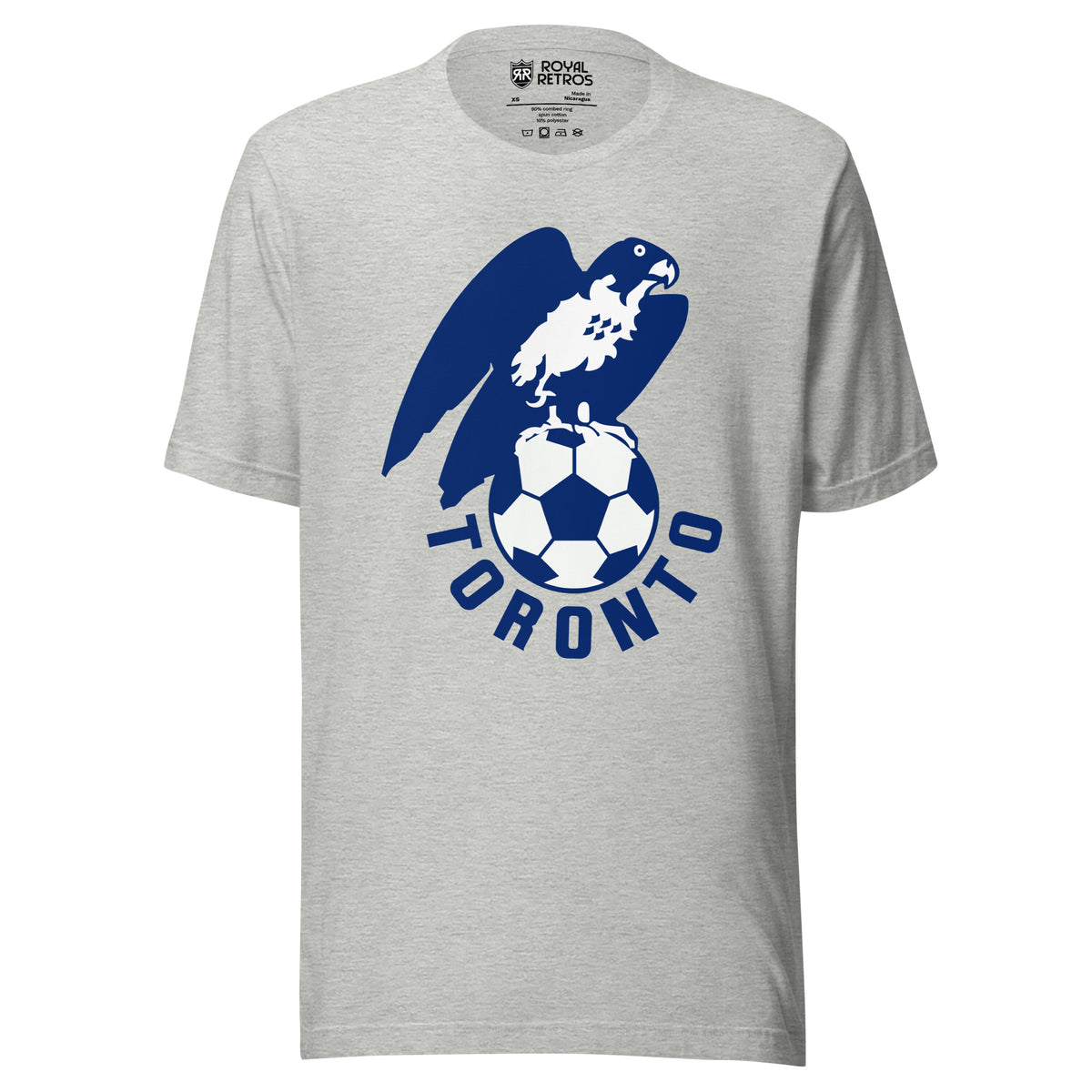 Toronto City T-Shirt Athletic Heather Royal Retros