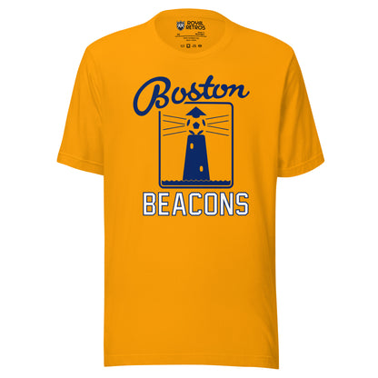 Boston Beacons T-Shirt Gold Royal Retros