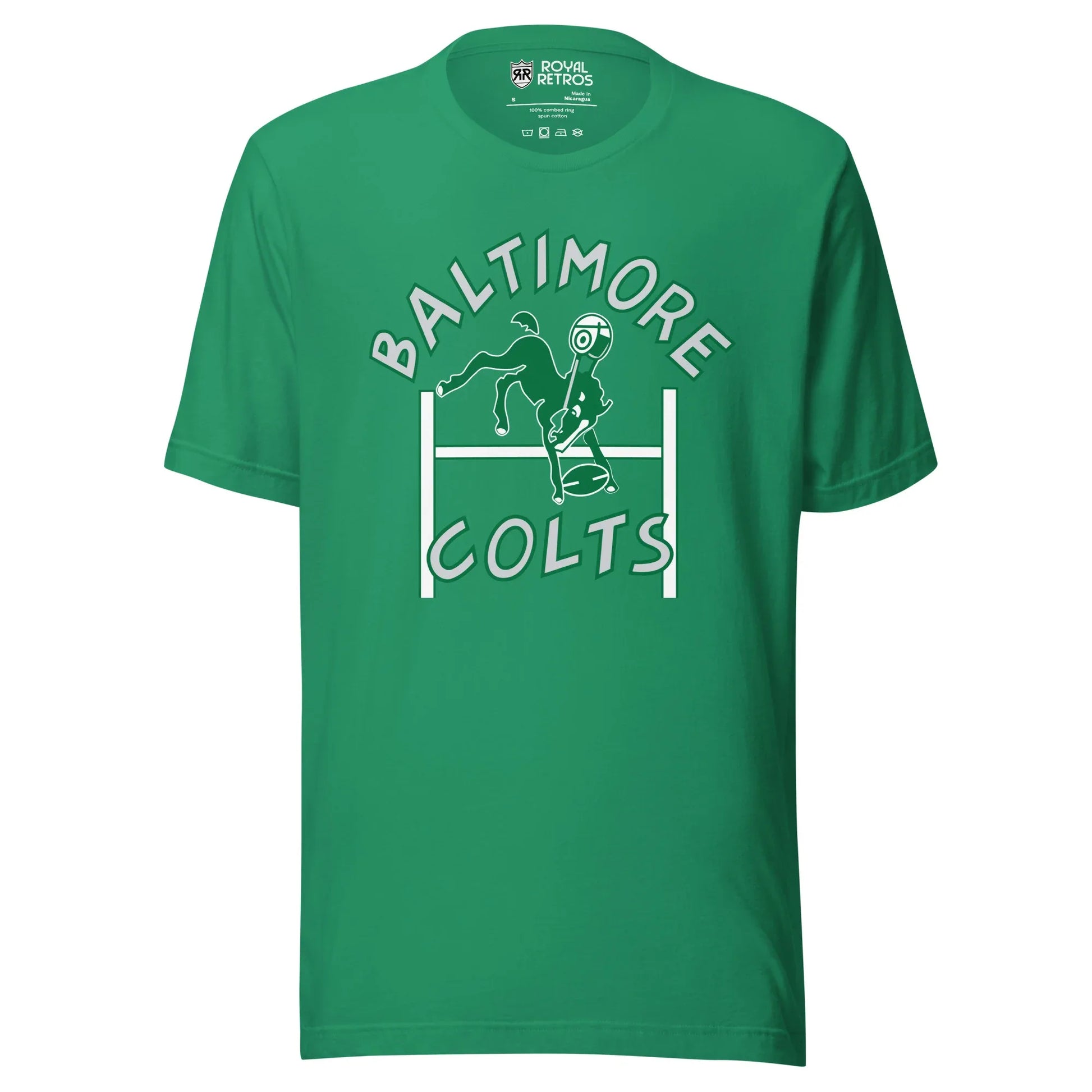 AAFC Baltimore Colts T-Shirt Historic Football Royal Retros