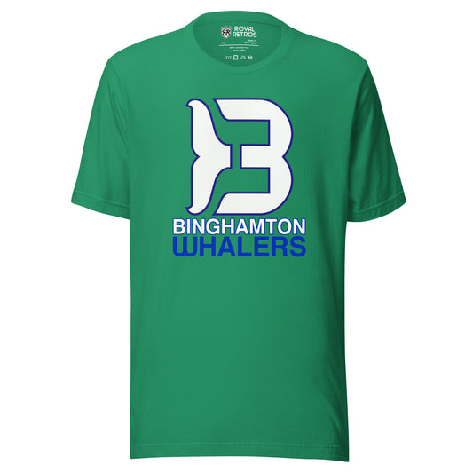 Binghamton Whalers T-Shirt Kelly Royal Retros