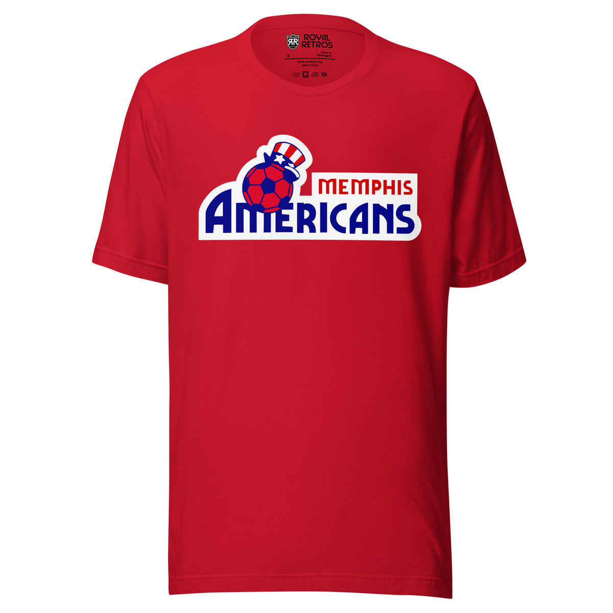 Memphis Americans T-Shirt Red Royal Retros