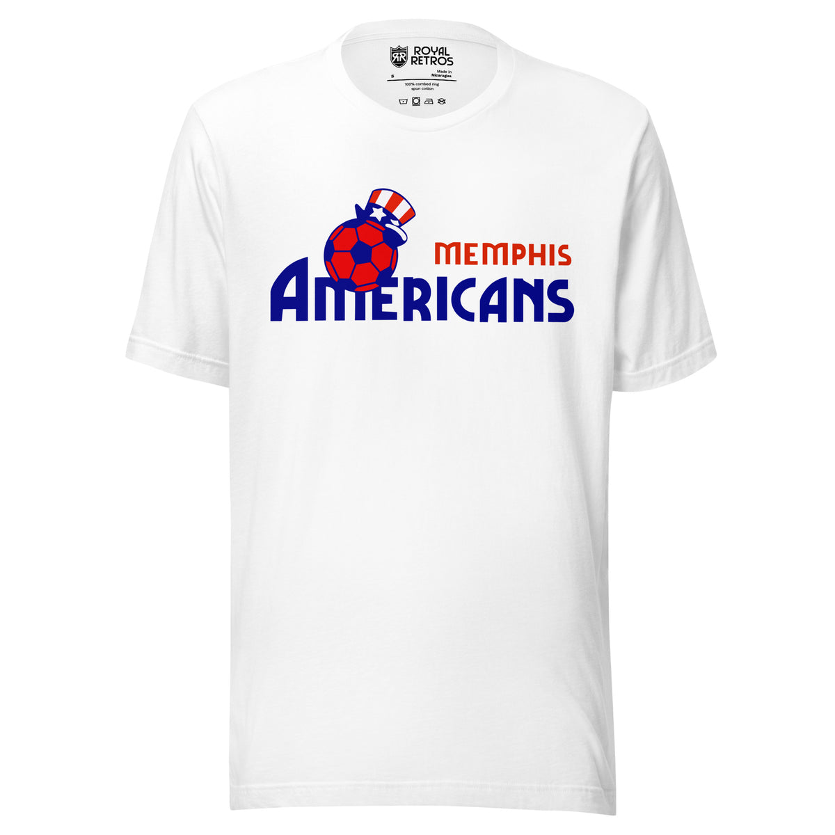 Memphis Americans T-Shirt White Royal Retros