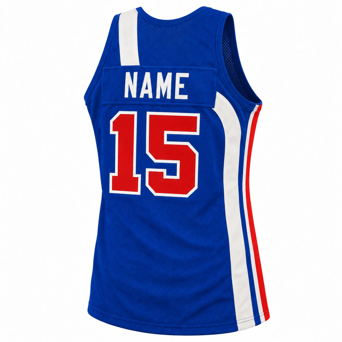 1974-75 Utah Stars Jersey blue back, NAME nameplate and number 15