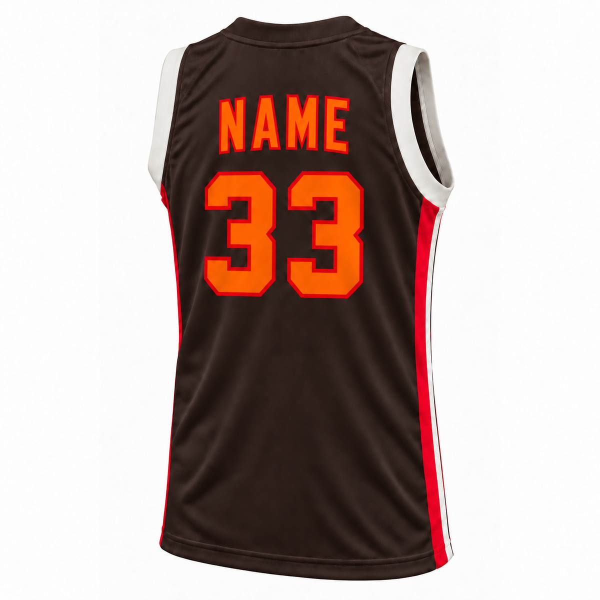 1974–75 Virginia Squires brown jersey back, NAME and number 33