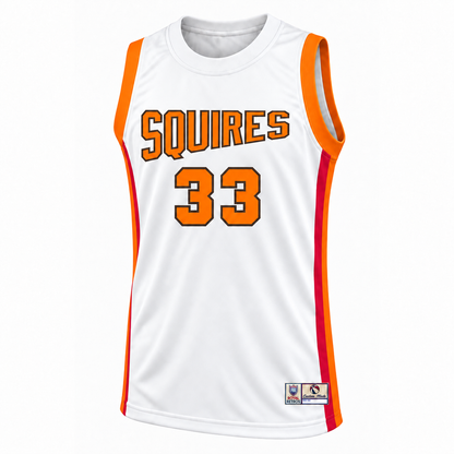 1974–75 Virginia Squires white jersey front, number 33