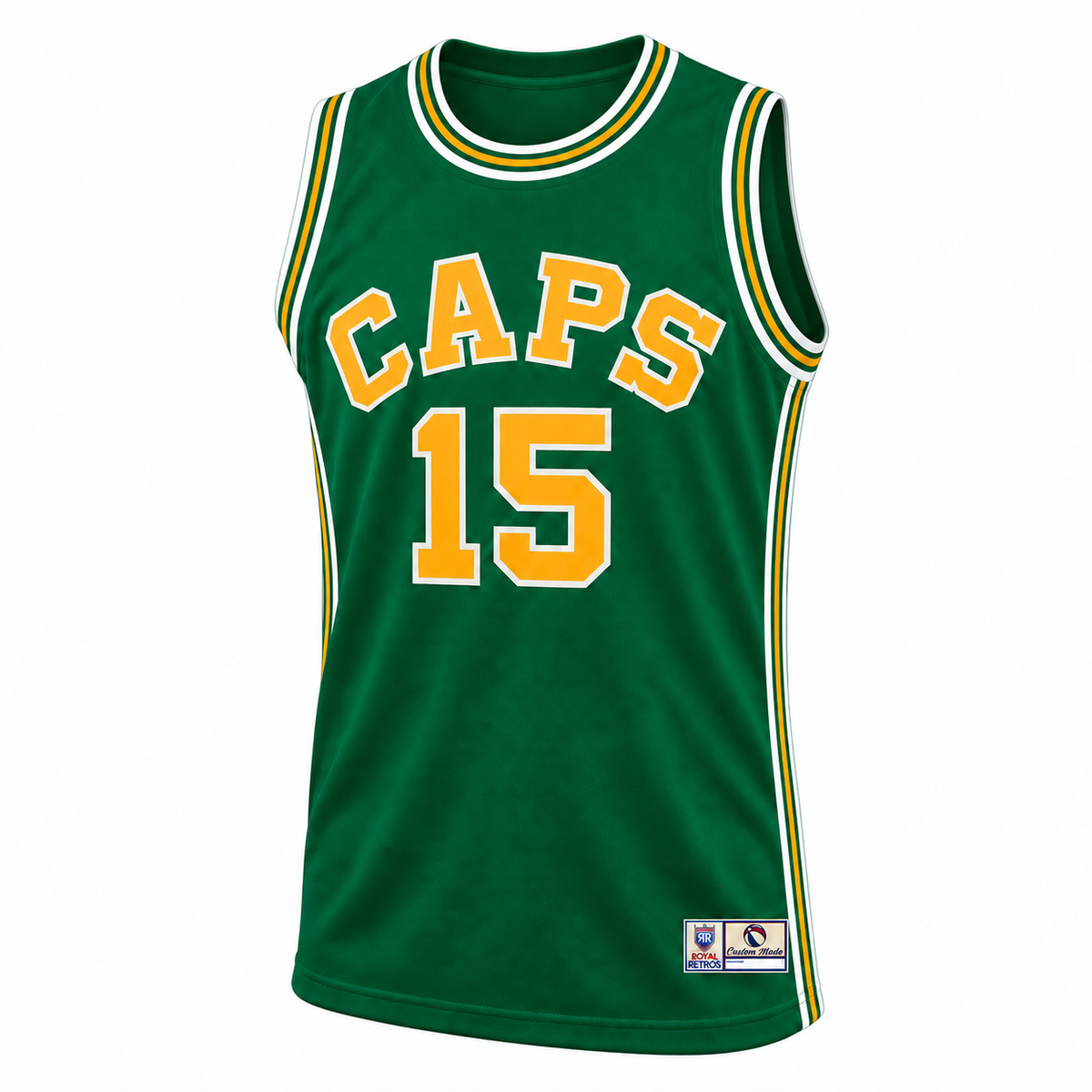 Washington Caps green jersey front, number 15