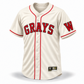 Washington Homestead Grays NLB Jersey - Cream (1940)