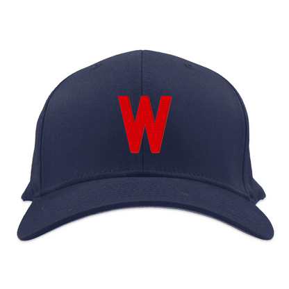 Washington Senators baseball cap. Navy. Red W. Royal Retros