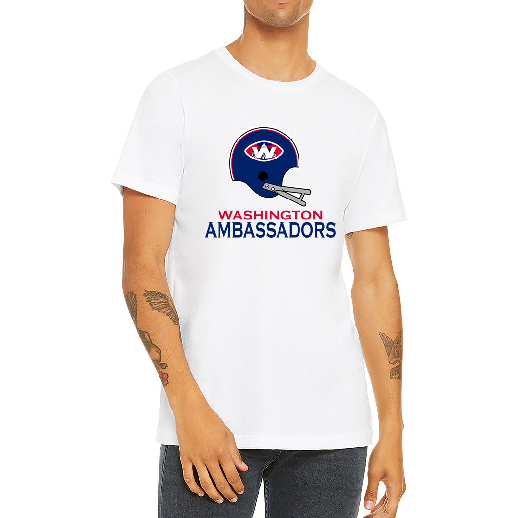 Washington Ambassadors T-Shirt blue Royal Retros white 