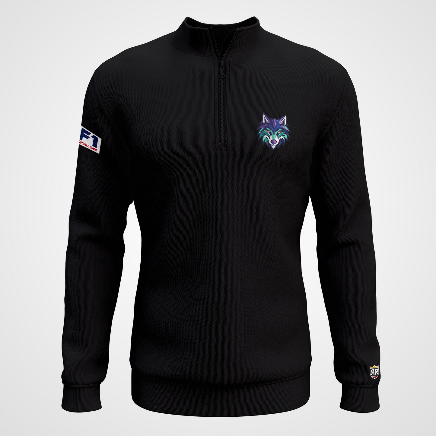 Washington Wolfpack Quarter-Zip Pullover - Black / S - Sweatshirts