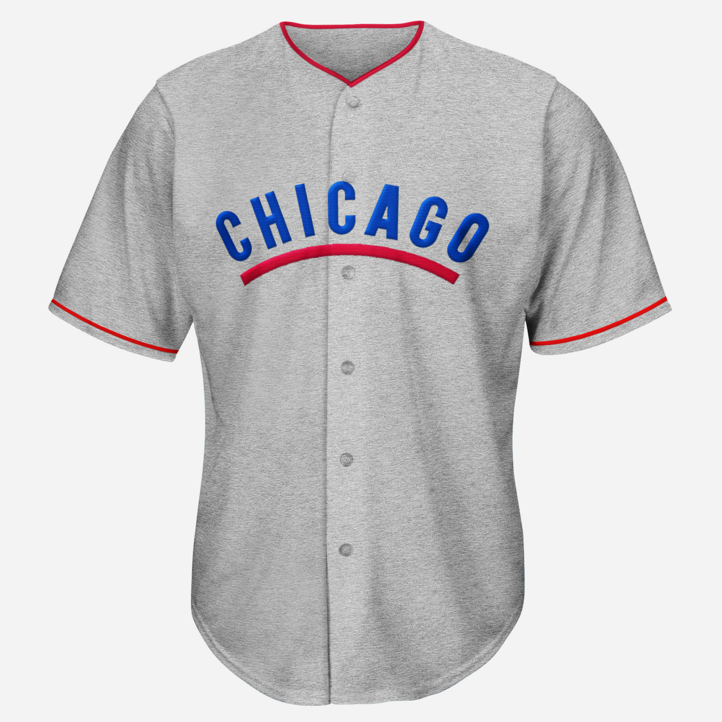 Northside Chicago Baseball Jersey - Small / Gray w/Stripe - Jerseys