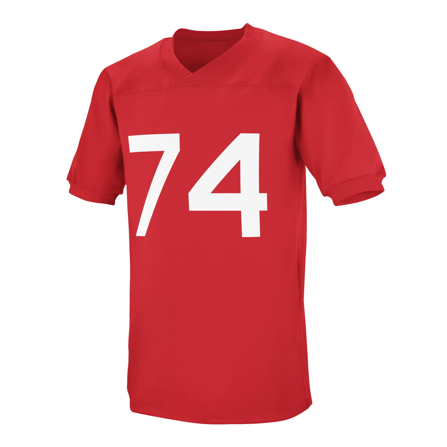  San Francisco AAFC 49ers Jersey #74 red Royal Retros