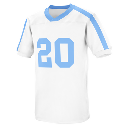 1950 New York Yanks Football Jersey white with blue numerals #50 Royal Retros