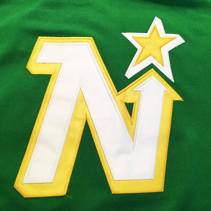 1980s Minnesota North Stars N-star crest close-up — Royal Retros