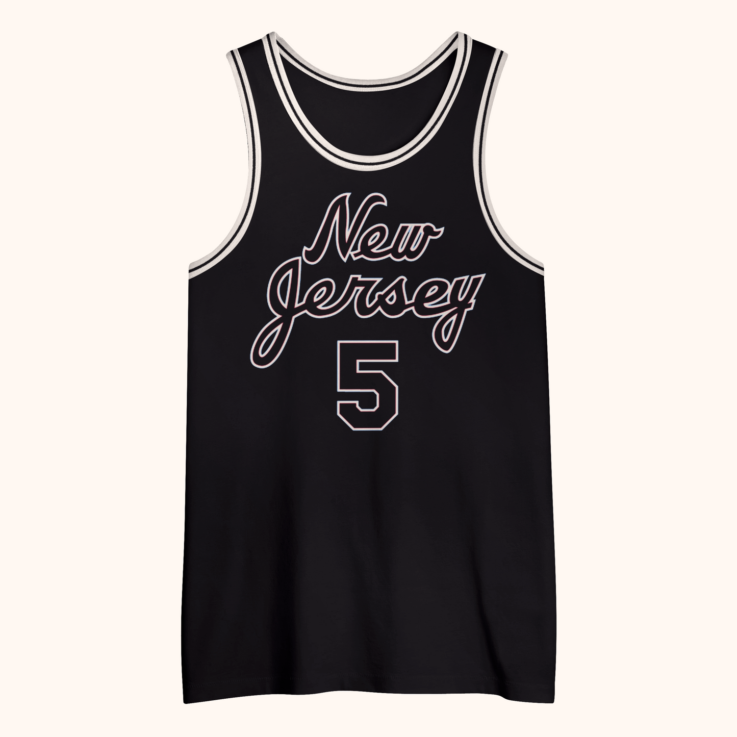 New Jersey Basketball Jersey - Small / Black - Jerseys