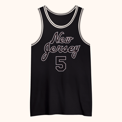New Jersey Basketball Jersey - Small / Black - Jerseys