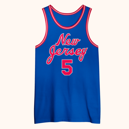 New Jersey Basketball Jersey - Small / Blue - Jerseys