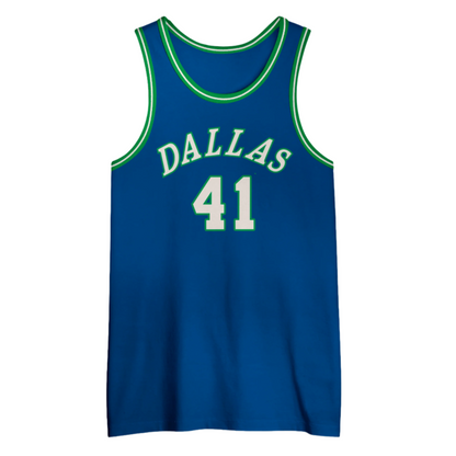 Dallas Basketball Jersey - Small / Blue - Jerseys