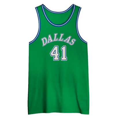 Dallas Basketball Jersey - Small / Green - Jerseys
