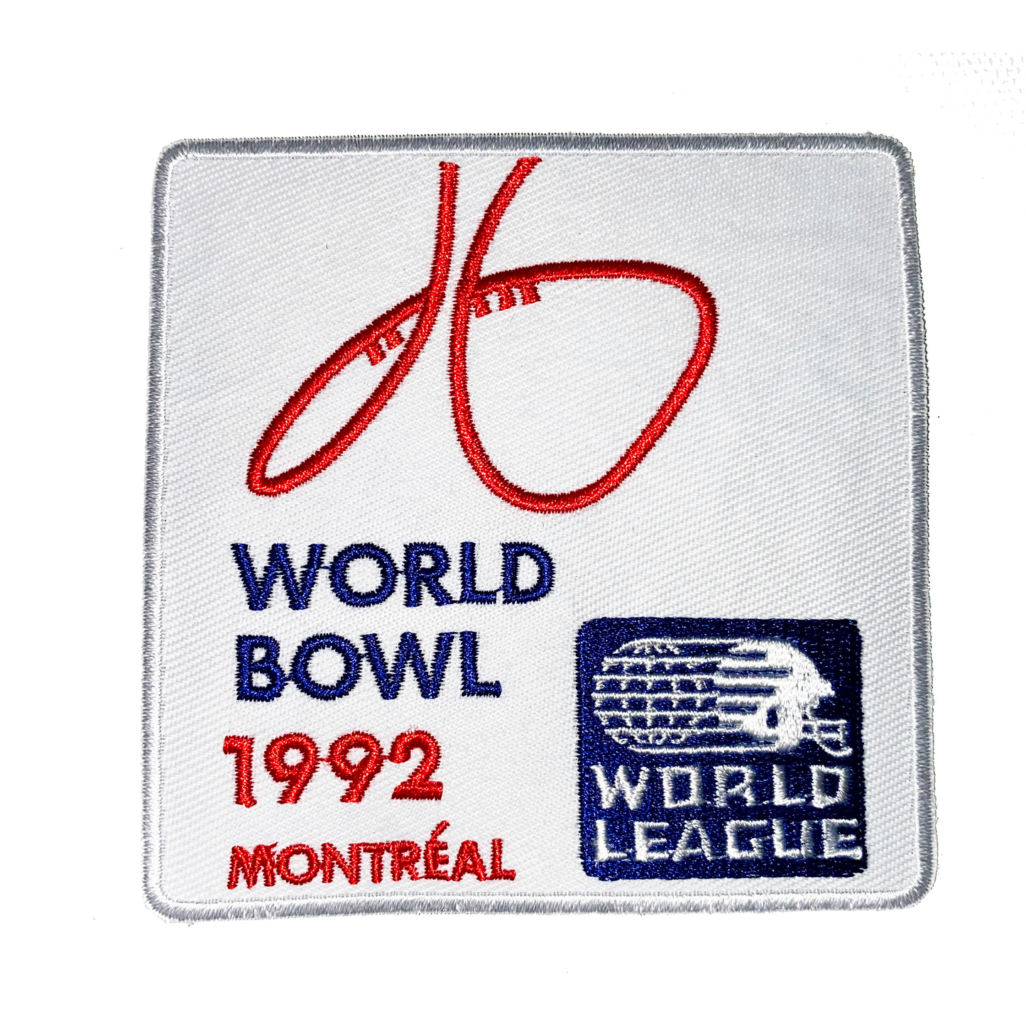 World Bowl Patch For Jersey