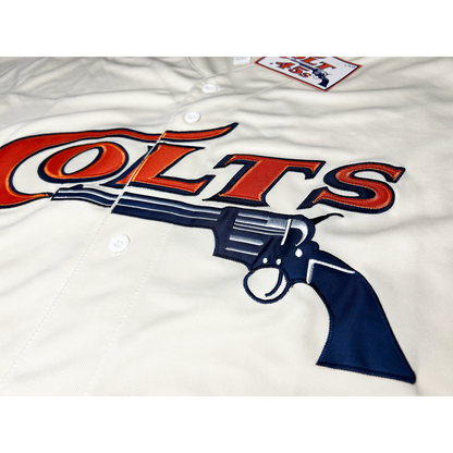 Houston Colt 45's Jersey white close=up logo Royal Retros