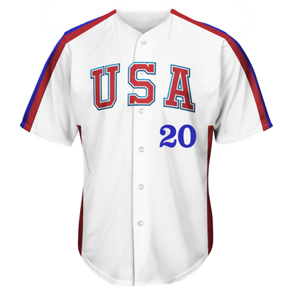 USA Baseball Jersey – Royal Retros