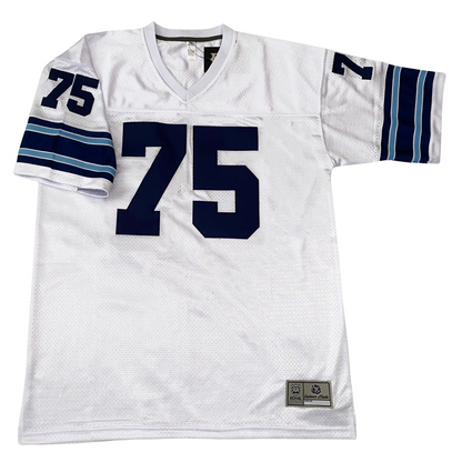 1973 Toronto Argonauts throwback jersey white with blue #75 Royal Retros