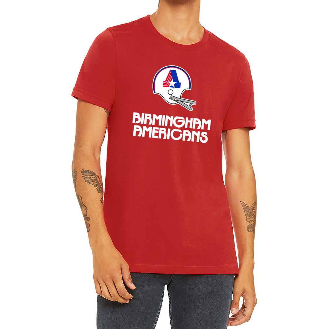 Birmingham Americans Red T-Shirt Royal Retros