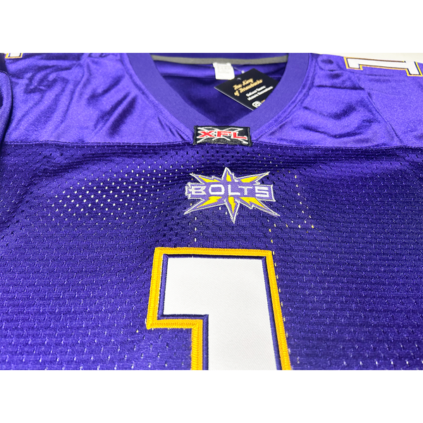 Birmingham Bolts XFL Jersey XFL 2001 Royal Retros