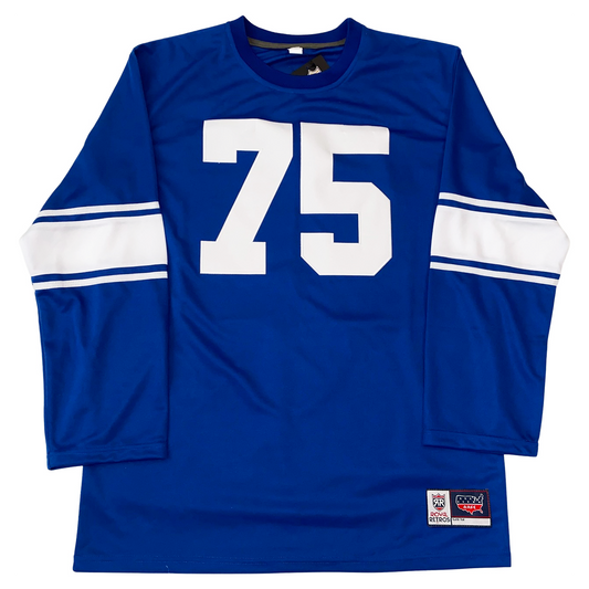 Brooklyn Dodgers AAFC Jersey blue with white trim and numerals #75 Royal Retros