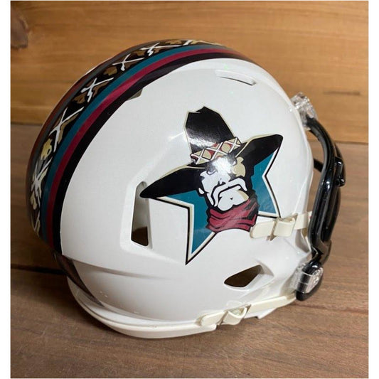 San Antonio Texans Mini Helmet Royal Retros