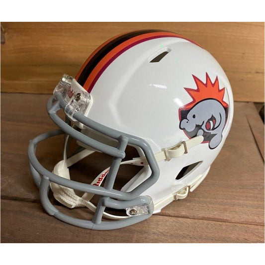 Miami Manatees Mini Helmet CFL Royal Retros