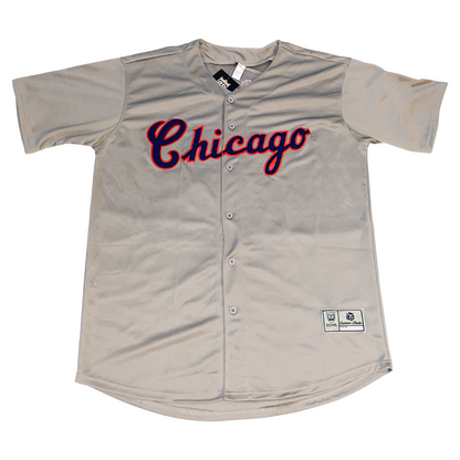 Gray Southside Chicago Baseball Jersey showcasing vintage baseball style