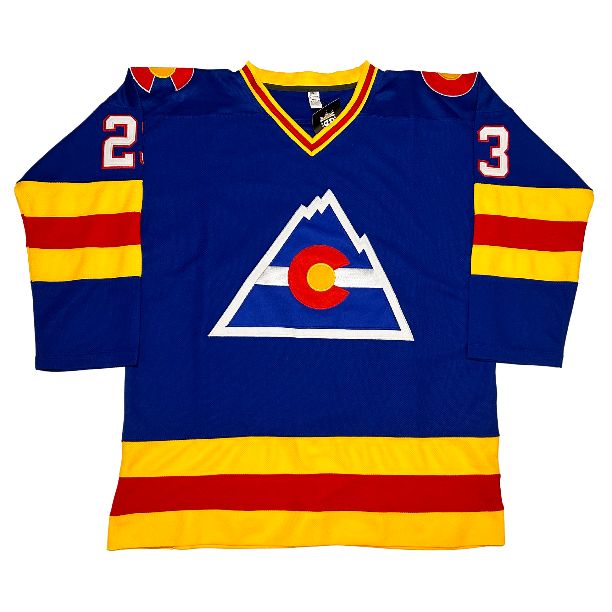 Colorado Rockies Hockey Jersey Historic Hockey Royal Retros
