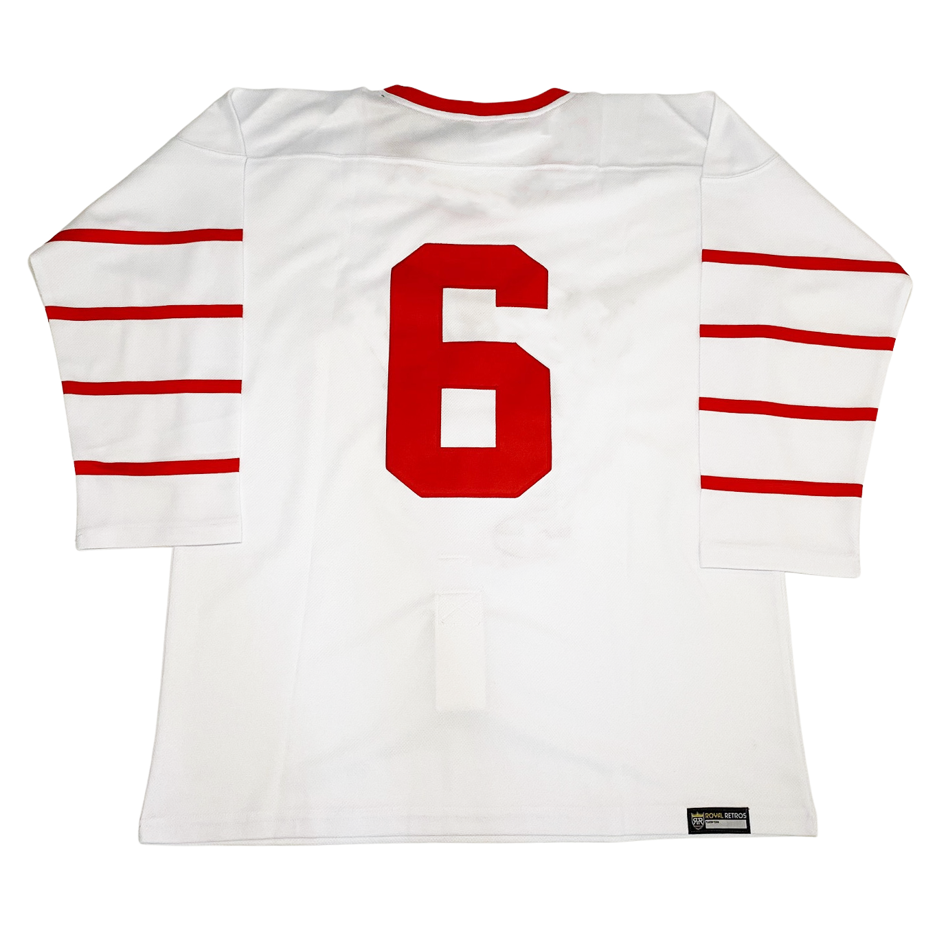 NHL Detroit Red Wings Baseball White Customized Jersey