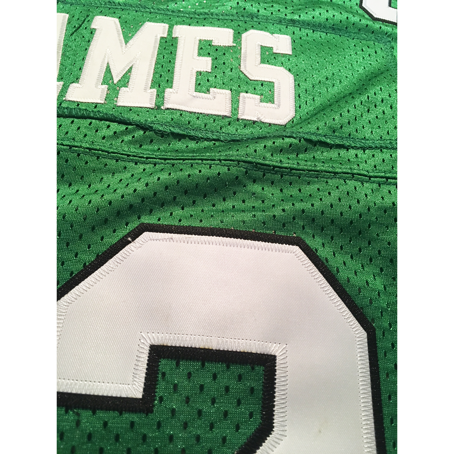 Washington Federals 1984 USFL Jersey green close-up white lettering and numerals Royal Retros