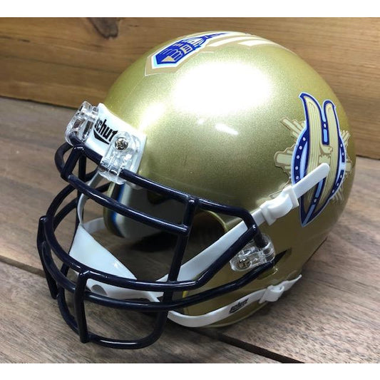 Gold Hartford Colonials Mini Helmet with blue accents for collectors and fans