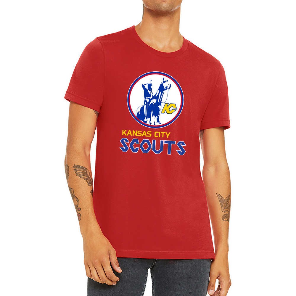Kansas City Scouts Remix Jersey - Red - XS - Royal Retros