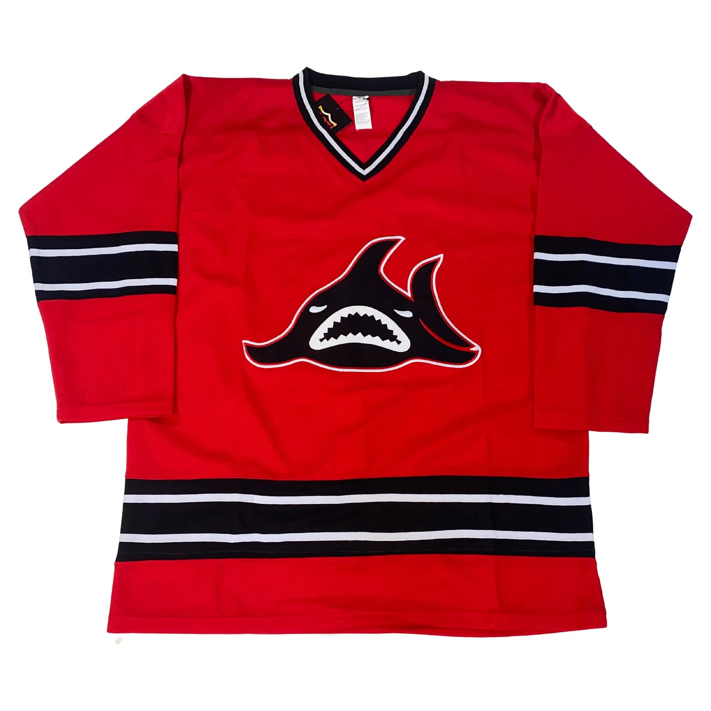 Red shop sharks jersey