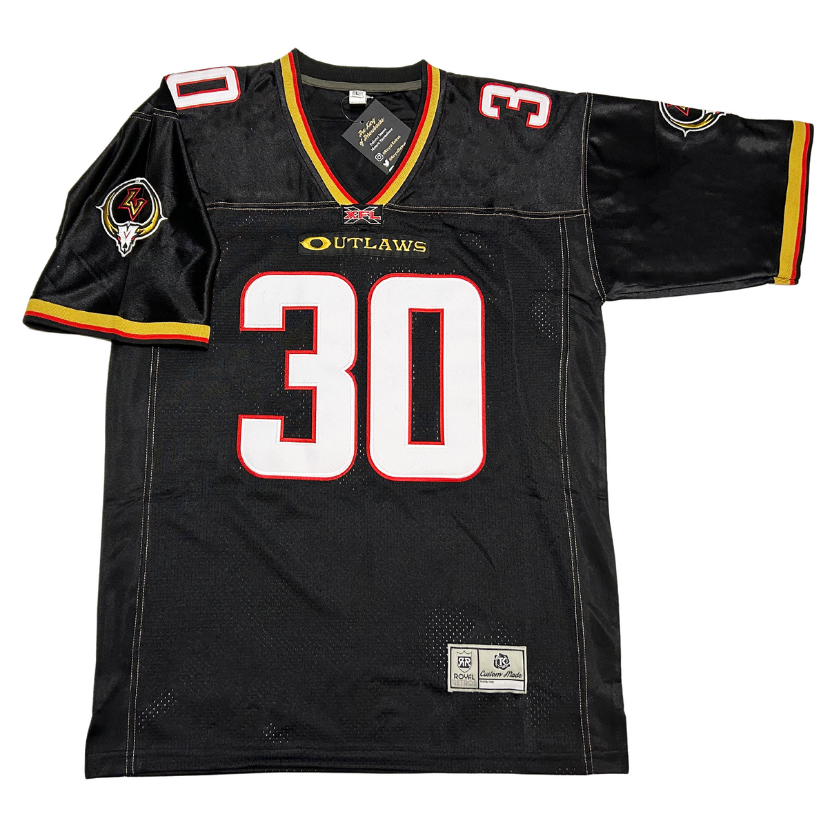 Las Vegas Outlaws XFL Jersey XFL 2001 Royal Retros