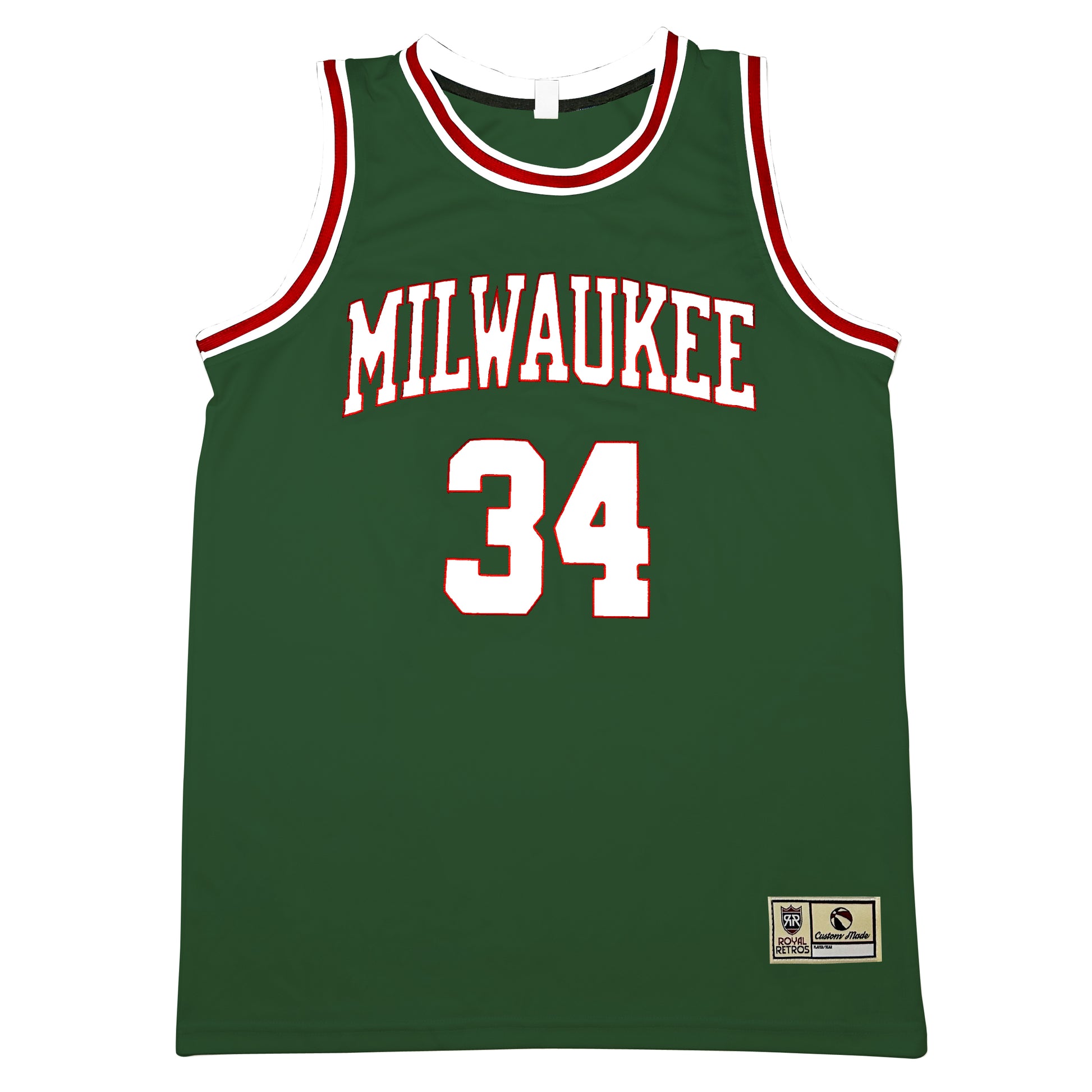 Milwaukee Basketball Jersey Historic Basketball Royal Retros