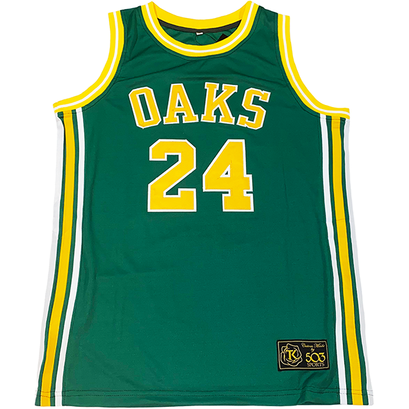 Green and yellow Oakland Oaks ABA Jersey inspired by Rick Barry’s legacy