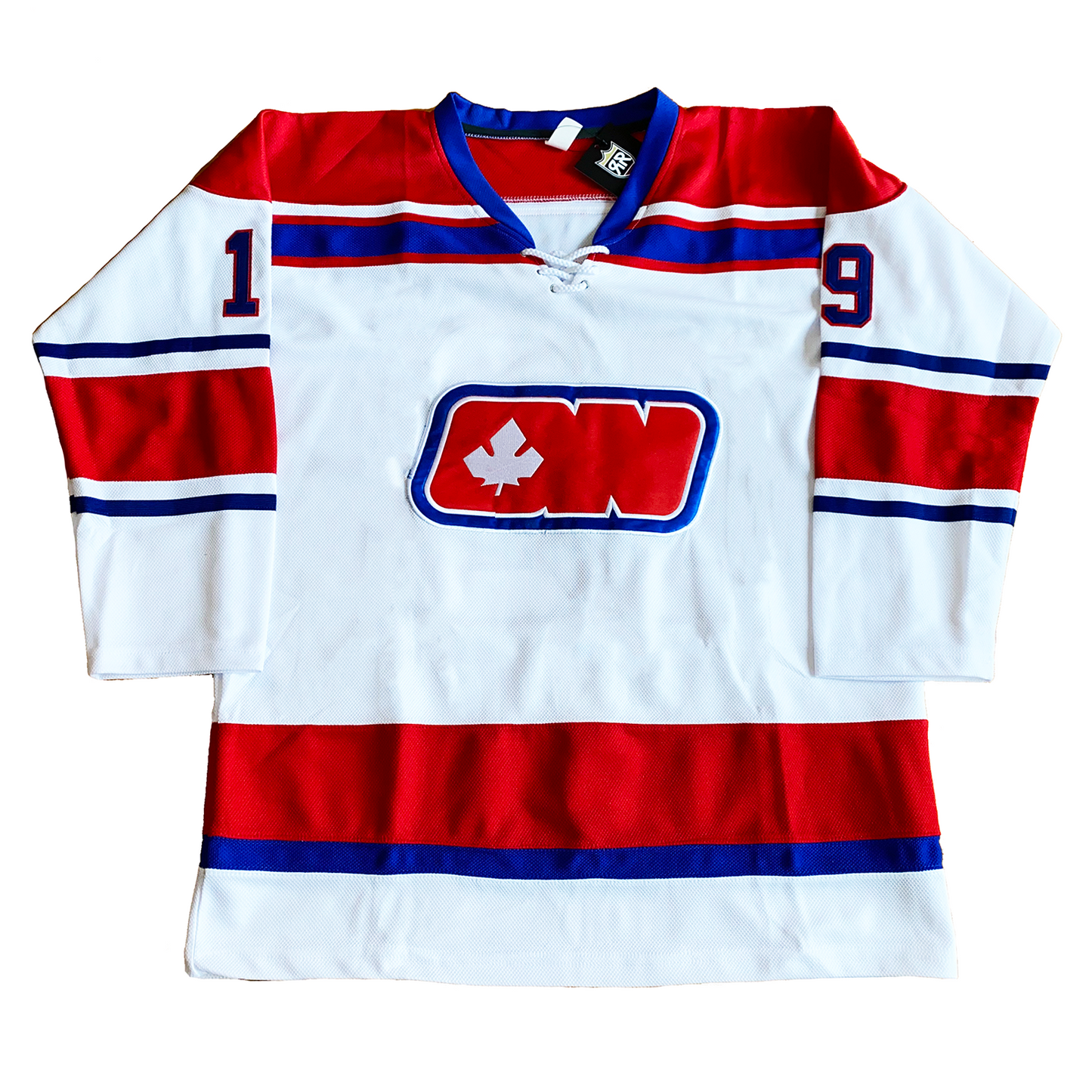 Ottawa Nationals Jersey - White - 4XL - Royal Retros