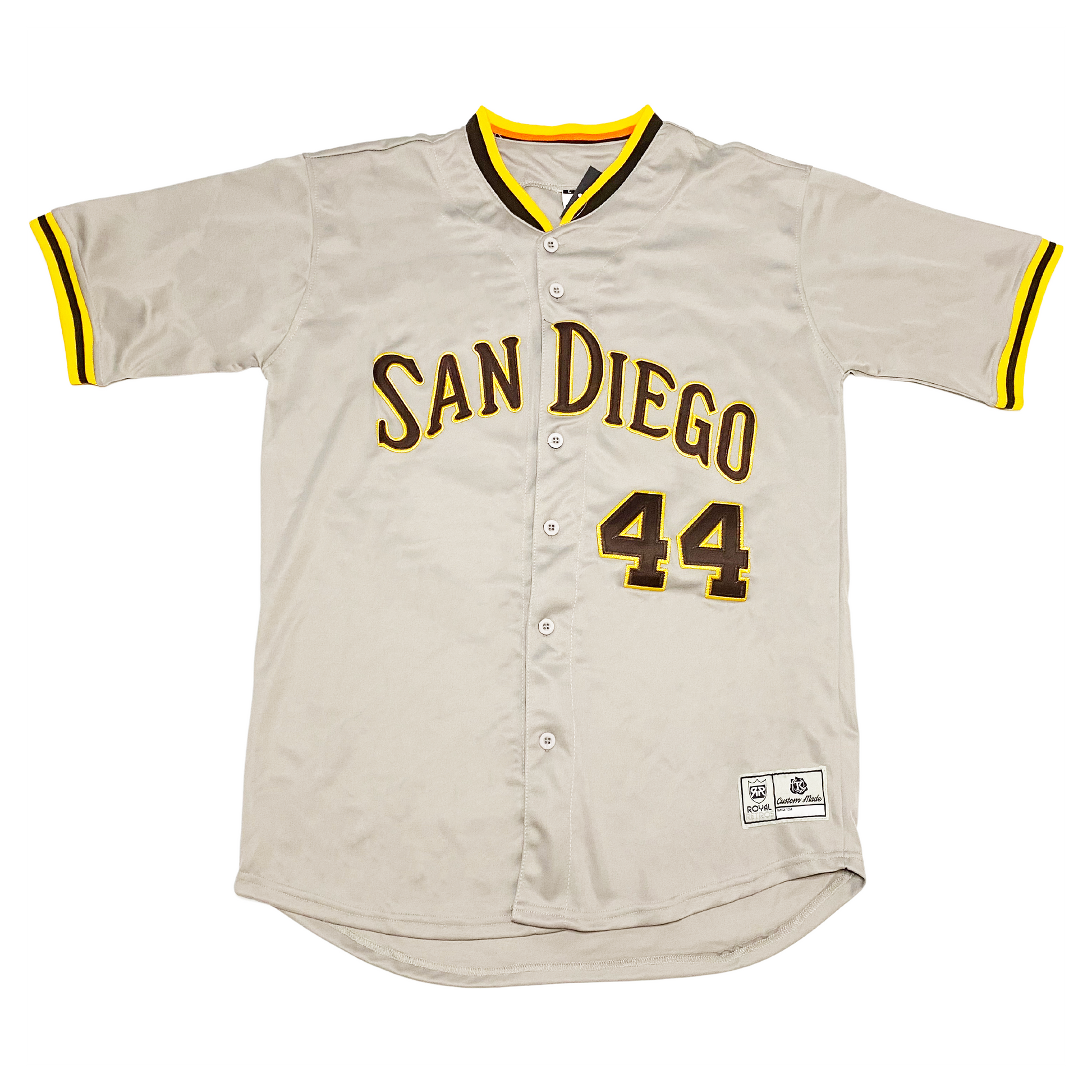San Diego Baseball Jersey - Tan - 3XL - Royal Retros