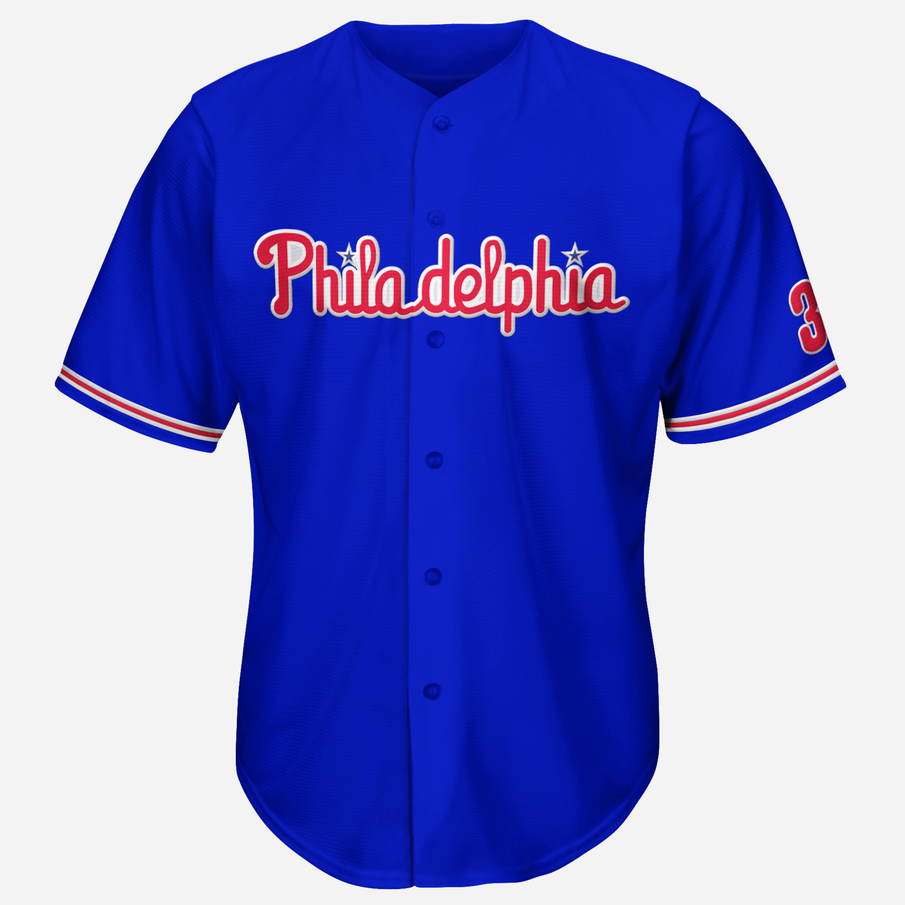 Philadelphia Baseball Jersey – Royal Retros